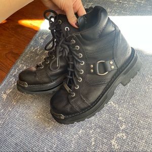 Black Harley Davidson boots
